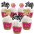 Big Dot of Happiness Chic 30th Birthday Pink & Gold Cupcake Wrappers & Treat Picks Kit 24 Ct Perspective: front