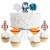 Big Dot of Happiness Blast Off to Outer Space Dessert Cupcake Toppers Clear Treat Picks 24 Ct Perspective: front