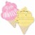 Big Dot of Happiness Scoop Up the Fun - Ice Cream - Shaped Fill-in Invites & Envelopes 12 Ct Perspective: front