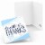 Big Dot of Happiness It's Twin Boys  - Blue Twins Baby Shower Thank You Cards (8 count) Perspective: front