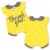 Big Dot of Happiness Hello Little One Yellow & Gray Shaped Thank You Cards & Envelopes 12 Ct Perspective: front