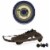 Hammer + Axe Crossbow Archery Bow and Arrow Game Set with 4-Rubber Tip Darts Perspective: front