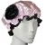 Kella Milla Stylish Satin Shower Cap, Pink & Rose Perspective: front