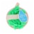 Nikki Secret 2-in-1 Loofah and Mesh Bath Pouf Perspective: front
