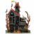 Halloween Halloween House Wood Spooky Ghosts Lighted Cy0076 Perspective: front