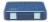 Built Gourmet Lunch Case & Utensils - Navy/Turquoise Perspective: front