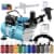 Deluxe Cake Decorating Airbrushing System Kit - 2 Airbrushes, 12 Food Color Set, Compressor Perspective: front