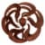 Summerfield Terrace 10018665 75 in. Bronze Flower Windmill Stake Perspective: front