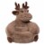 Trend Lab Children's Plush Moose Character Chair Perspective: front