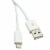 Apple Lightning Authorized White IPhone, IPad, IPod USB Charge and Sync Cable, 6 foot Perspective: front