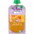 Plum® Organics TOTS Mighty 4® Banana Peach Pumpkin Carrot Greek Yogurt & Oat Food Pouch Perspective: front