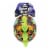 Raskullz® bike helmet fossil hawk grey Perspective: front