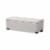 Roanoke Storage Bench in Grayish Beige Perspective: front