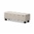 Hannah Storage Bench in Beige Perspective: front