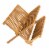 Honey Can Do Bamboo Drying Rack - Natural Perspective: front