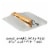 Honey-Can-Do KCH-08436 Foldable Pizza Peel (14-Inch x 16-Inch) Perspective: front