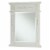 Elegant Lighting Danville 22  Vanity Mirror in White Perspective: front