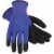 Mud H2O Women's Large Latex Coated Polyester Cobalt Blue Garden Glove Perspective: front