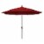 11' Patio Umbrella in Jockey Red - California Umbrella Perspective: front