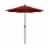 7.5' Patio Umbrella in Jockey Red - California Umbrella Perspective: front