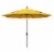 California Umbrella 11' Patio Umbrella in Lemon Perspective: front