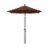 California Umbrella 7.5' Patio Umbrella in Terracotta Perspective: front