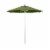 California Umbrella Venture 7.5' Silver Market Umbrella in Cilantro Perspective: front