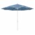 California Umbrella 11' Patio Umbrella in Air Blue Perspective: front