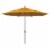California Umbrella 11' Patio Umbrella in Sunflower Yellow Perspective: front