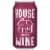 House Wine Red Sangria Wine Cocktail Perspective: front