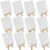 4  x 6  Stretched Canvas with 8  Mini Wood Display Easel Kit, 12 Pack - Artist Tabletop Stand Perspective: front