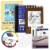 20 Piece Drawing, Sketch and Painting - Paper and Brush Accessory Pack Perspective: front
