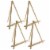 16  Natural Wood Display Stand A-Frame Artist Easel, 4 Pack - Adjustable Wooden Stand Perspective: front