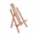 11  Small Tabletop Display Stand A-Frame Artist Easel - Portable Beechwood Tripod Easel Perspective: front