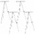 66  Classroom Aluminum Flipchart Display Easel and Presentation Stand (Pack of 4) Perspective: front