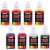 6 Color Fluorescent Acrylic Neon Colors Airbrush Paint Set with Reducer & Cleaner Perspective: front