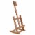 16  Mini Tabletop Wooden H-Frame Studio Easel - Artists Adjustable Painting and Display Easel Perspective: front