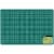 24  x 36  Green/Black Self Healing 5-Ply Double Sided Durable Non-Slip PVC Cutting Mat Perspective: front
