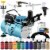 Dual Fan Air Compressor Pro Cake Decorating System Kit - 3 Airbrushes, 12 Food Coloring Set Perspective: front