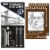 20-Piece Artist Sketch Set with Storage Case - Sketch & Charcoal Pencils, Stumps & Paper Pads Perspective: front
