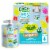 GoGo squeeZ Organic Apple Pear Yellow Carrot Raspberry Fruit & Veggies Pouches Perspective: front
