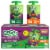 GoGo SqueeZ Fruit & veggieZ Halloween Variety Pack, Apple and Apple Pumpkin Spice Snack Pouches, Perspective: front