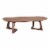 Moe's Home Collection Godenza 42  Modern Wood Coffee Table in Brown Perspective: front