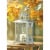 C. Alan 39891 Silver Scrollwork Candlelantrn Perspective: front