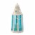 Home Locomotion 10015217 Blue And White Lighthouse Candle Lantern Perspective: front