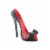 Black Bow Shoe Phone Holder Perspective: front