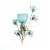 Peacock Blossom Single Sconce Perspective: front