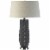 Zingz & Thingz Nikki Chu Tao Charcoal Prism Ceramic Table Lamp in Black Perspective: front