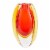 Zingz & Thingz Sunfire Glass Vase in Red Perspective: front