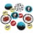 Big Dot of Happiness Bam Superhero - Baby Shower or Birthday Party Decor Large Confetti 27 Ct Perspective: front